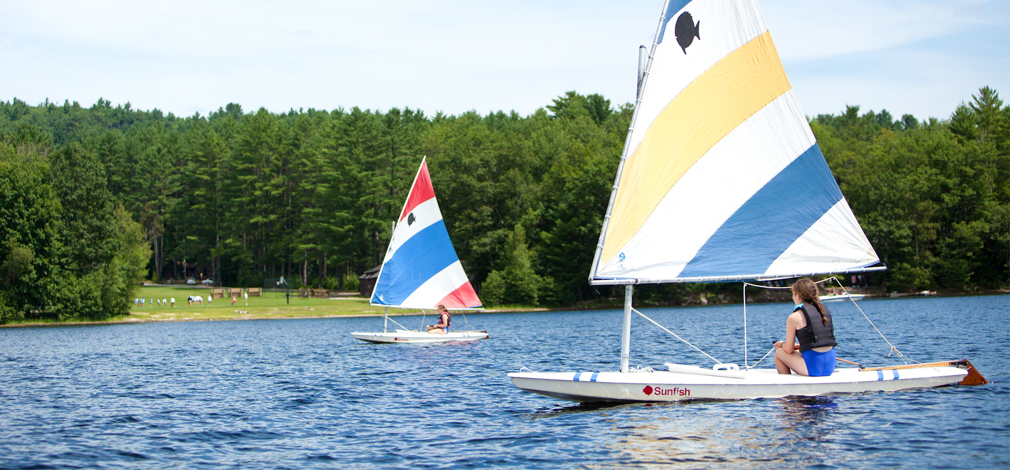 Watersports at Girls Camp Pinecliffe, A Summer Camp in Maine Camp